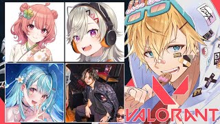 【 VALORANT 】 強すぎるだろフルパヴァロw/めっさん,らむねさん,mittiこる,あかりんさん 【 にじさんじ/エビオ 】