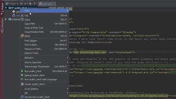PHP 1: Basic Bootstrap Template Setup