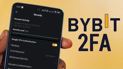 Google Authenticator gebruiken met ByBit - Instellen (2FA) op ByBit