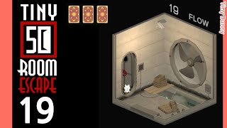 50 Tiny Room Escape 19 Flow Walkthrough (3 Cards) screenshot 4
