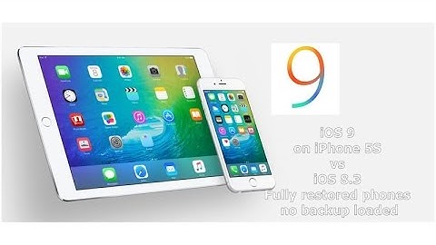 iOS 9 Beta vs 8.3 on iPhone 5S