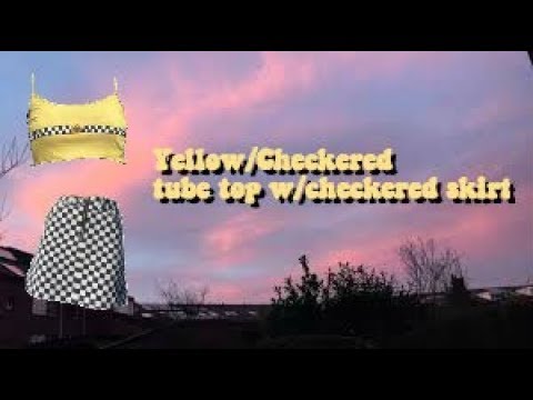 Yellow Top W Checkered Skirt Roblox Speed Design Youtube