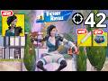 42 Elimination LUNA SNOW Gameplay Wins Zero Build (NEW FORTNITE CHAPTER 7 SEASON 1)