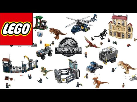 JURASSIC WORLD: Fallen Kingdom in LEGO - Final trailer - Side by side version. 