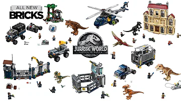 Lego Jurassic World Fallen Kingdom Compilation of All Sets