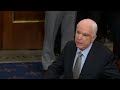 McCain returns to Senate floor (full speech)