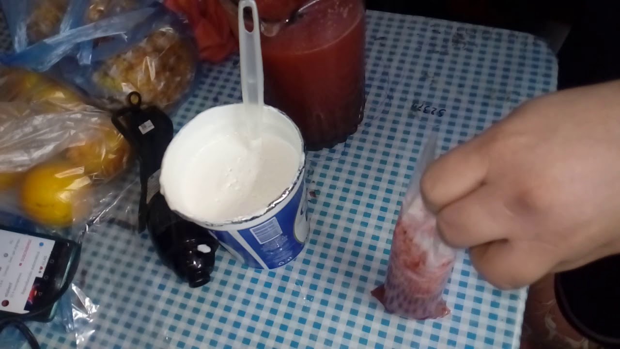 Fresas con crema helados o bolis fácil y rápido y feliz cumple a tu ...