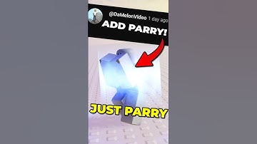 he TOLD US to ADD PARRYING to our GAME! #gamedev #robloxdev #roblox #robloxgames