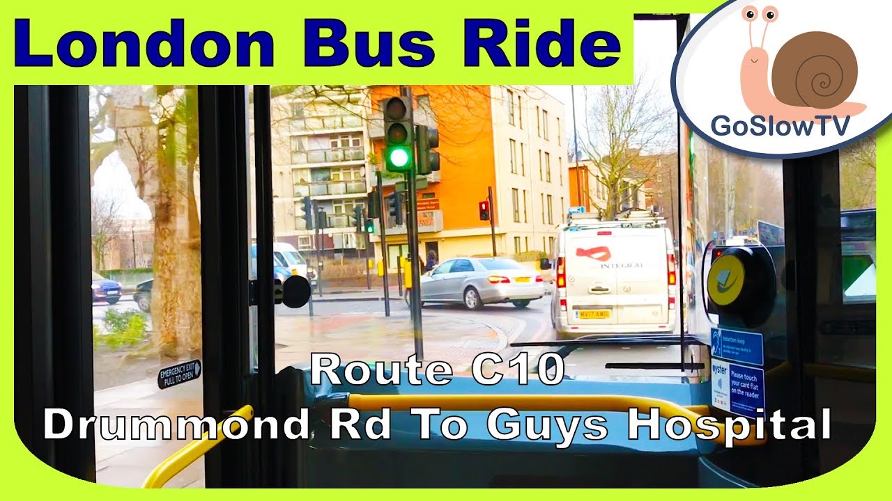 London Bus Ride | Drummond Rd To Guys Hospital | Driver's POV | Route C10 | Slow TV | Episode 55
