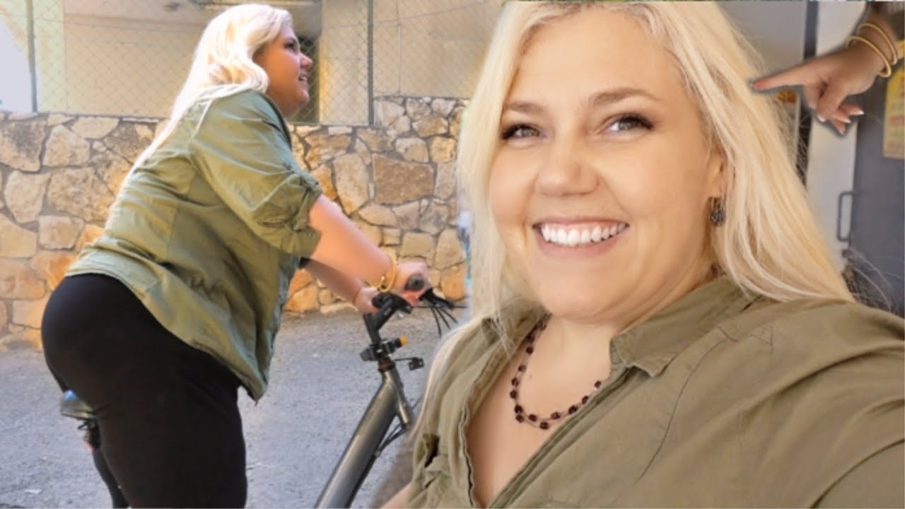 Big Girl Rides a Bike First Time After Weight Loss YouTube