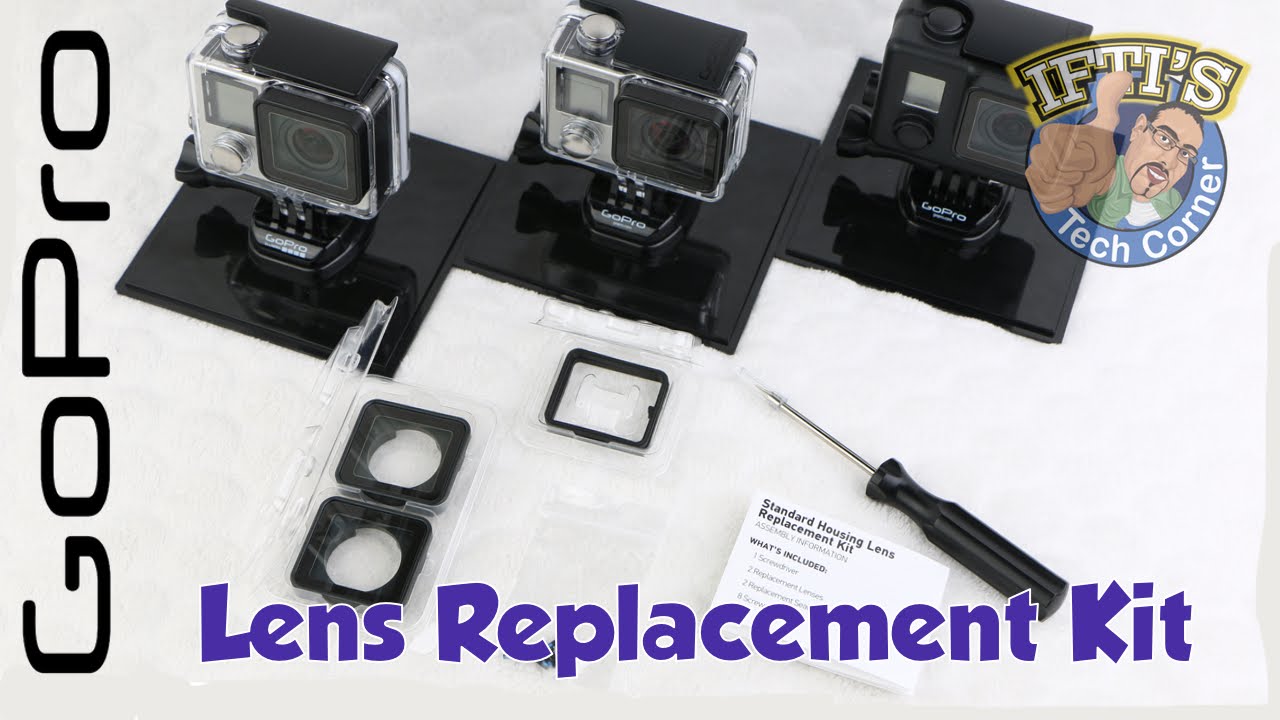 GoPro Hero 3 / 3+ / 4 Lens Replacement Kit - GUIDE/REVIEW - YouTube