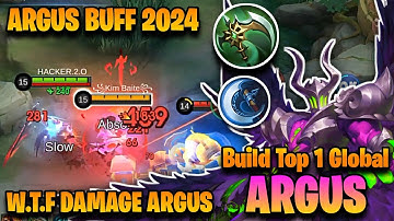 Best Argus Buff build 2024: Items Emblems & Deadly Build 2024 [Mobile Legends] 2