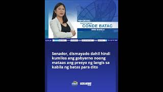 Senador, dismayado dahil hindi kumilos ang gobyerno noong mataas ang presyo ng langis