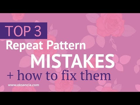 3 most common repeat pattern mistakes and how to fix them in Adobe Illustrator CC