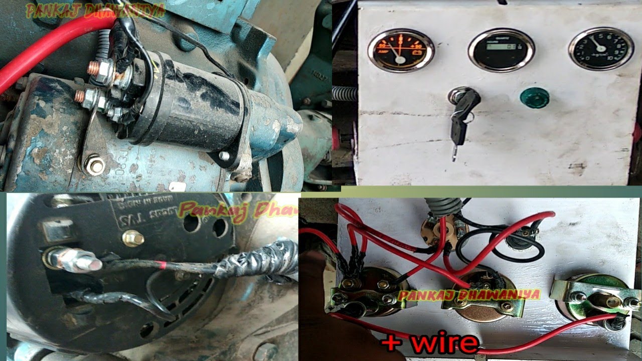 Self Altinator repairself alternator connectionSelf alternator wiring