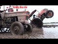 Tài xế máy cày FIAT 450 chỉ biết ngồi nhìn Tài xế Kubota M6040 thoát hiểm