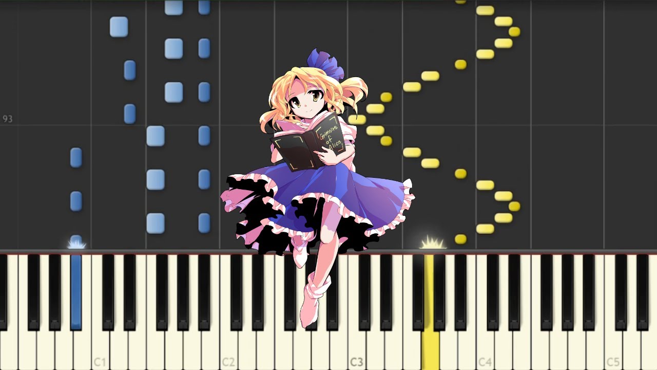 【東方ピアノ】不思議の国のアリス【東方怪綺談】