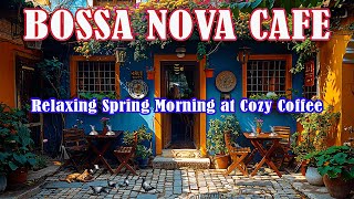 Outdoor Coffee Shop with Smooth Jazz Music to Relax, Jazz Bossa Nova Relaxing for Working & Study