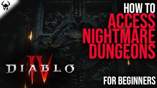 How To Unlock Nightmare Dungeons In Diablo 4 Quick Beginners Guide
