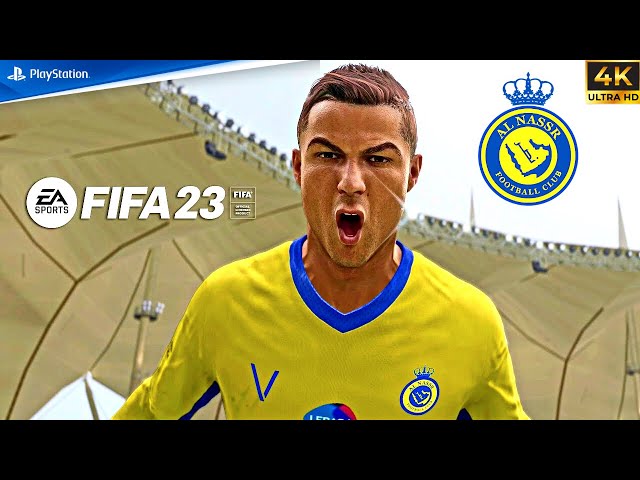 FIFA 23 - 4K, RONALDO VS MESSI - ALNASSAR VS PSG, PS4 Pro Gameplay [4K  HDR], Gameplay #168 in 2023