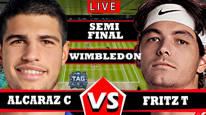 🔴LIVE: ALCARAZ C vs FRITZ R • WIMBLEDON 2025 #semifinal  #alcaraz #fritz #tennis #wta #atp
