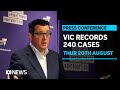 Victorian Premier Daniel Andrews gives a daily COVID-19 update | ABC News