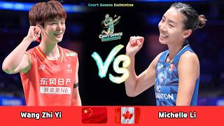 Amazing 💯🔴 Wang Zhi Yi (CHN) vs Michelle Li (CAN) | Women's Singles | Badminton 2026