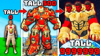 Smallest To BIGGEST IRON HULK BUSTER In GTA 5!