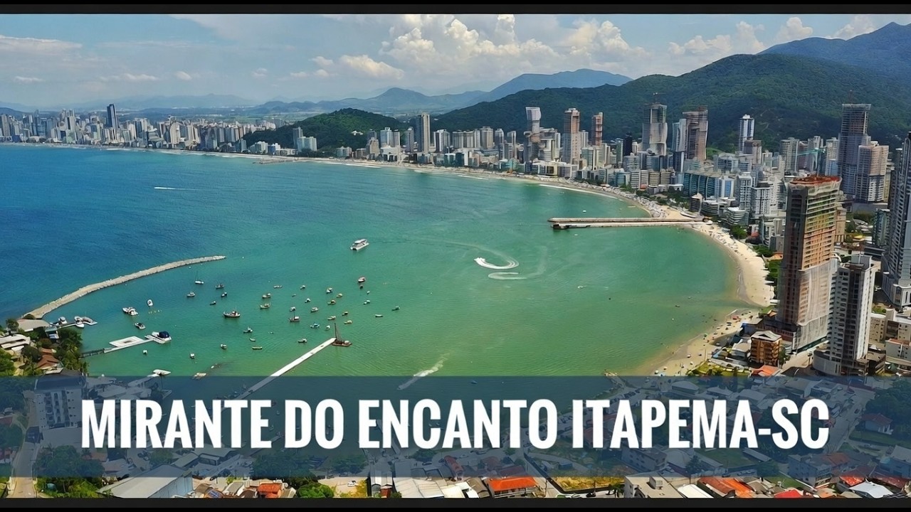 MIRANTE DO ENCANTO ITAPEMA SC 🇧🇷 A VISTA MAIS INCRÍVEL DO LITORAL CATARINENSE! 4K DRONE