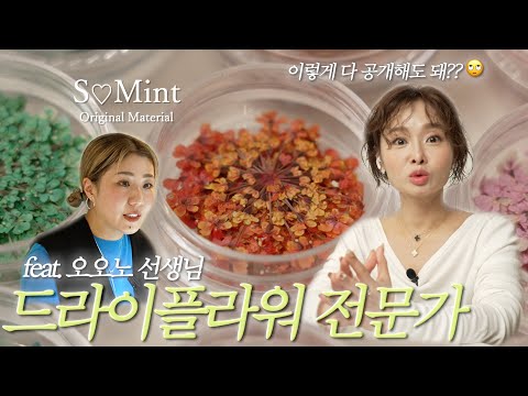 드라이플라워 생화아트 고오급 정보 대신 알려드립니다🌸 [일본 네일아트 세미나 1편]