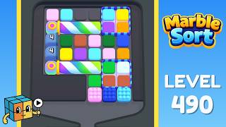 Marble Sort Level 490 (Very Hard) Walkthrough Solution