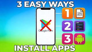 Install Any App 3 Ways ADB, Sideload &amp; More #AndroidApps#AppInstallation#ADBTutorial#SideloadAPK#