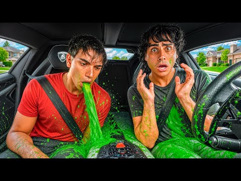 My Brother THREW UP In My NEW Lamborghini Aventador!