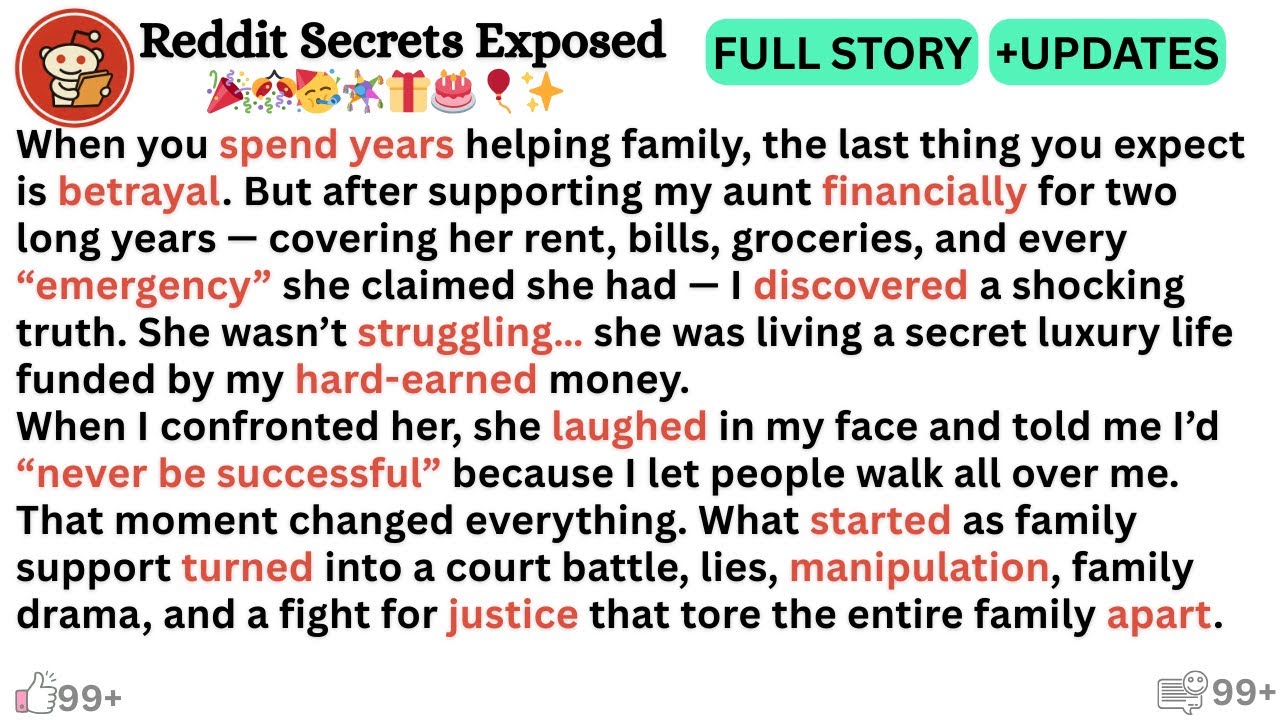 I Sued My Own Aunt After She Used Me for $20,000… and the Truth Destroyed Our Family