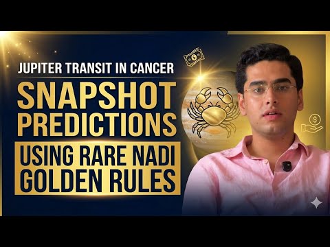 Jupiter’s Transit in Cancer 2026 | Golden Rules from Nadi Astrology | Decode your Destiny
