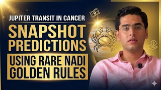 Jupiter’s Transit in Cancer 2026 | Golden Rules from Nadi Astrology | Decode your Destiny
