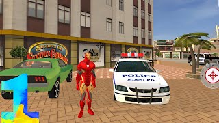 Iron Stickman #1 Vegas Crime Rope Hero Simulator Android Ios GamePlay screenshot 2