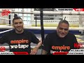🛑Hamzah Sheeraz & new trainer Ricky Funez talk about training in America🥊