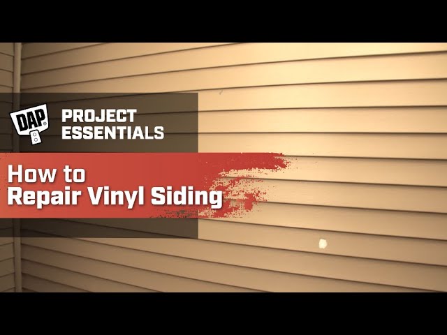 How To Repair Vinyl Siding 