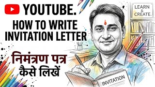 Invitation Letter in English. Invitation Letter Format / English+Hindi
