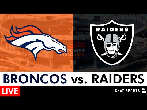 Broncos vs. Raiders LIVE Streaming Scoreboard, Stats, Free Play-By-Play &  Highlights