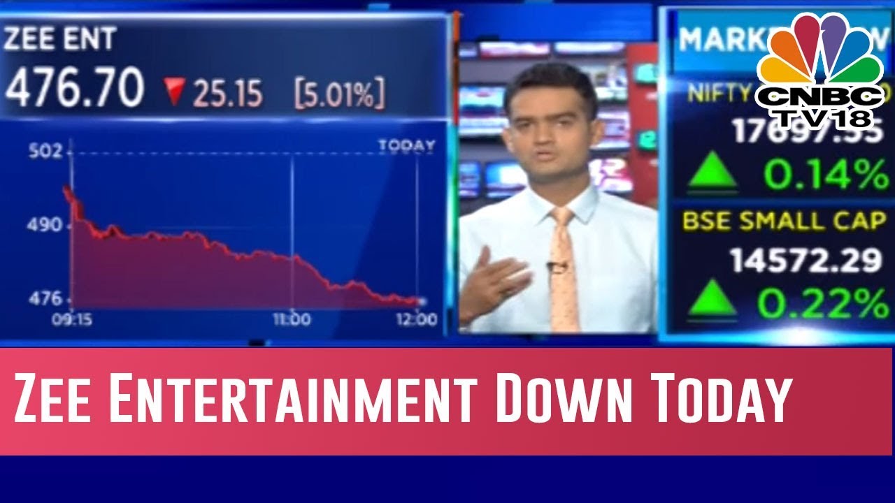 Zee Entertainment Down In Trade Today | Halftime Report