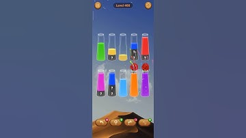 400 level Water sort - color sort game #gameshorts #watercolor #asmr #gameplay #shorts #play