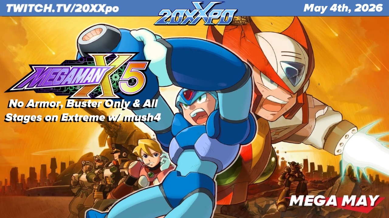 Mega Man X5 (No Armor, Buster Only - All Stages on Extreme) w