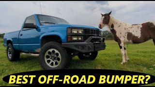 THE BEST OFF ROAD BUMPER? Hooke Roade 1988-1998 Chevy GMC K1500 OBS Trucks #hookeroad #3W1B