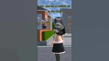 pov you see a random cat on the street #short #shorts #feedshorts #feed