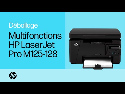 Déballer et configurer imprimantes HP LaserJet MFP des séries M139