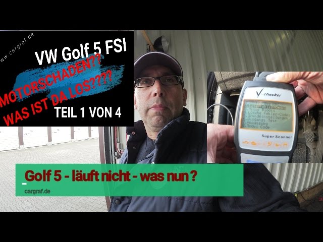 VW Golf 5 FSI - Motorschaden ?? Steuerkette ? - was ist da los? Teil 1-4 -  YouTube