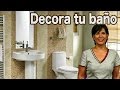 ¿ Cómo hacer que tu baño luzca más GRANDE ? - Aprende a decorar un baño pequeño