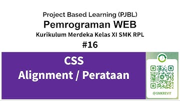 HTML CSS 16 Alignment CSS  Kurikulum Merdeka Pemrograman Web Kelas XI SMK RPL